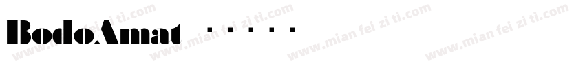 BodoAmat字体转换