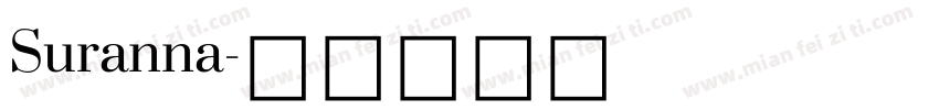 Suranna字体转换
