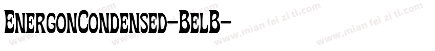 EnergonCondensed-BelB字体转换