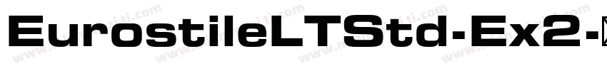 EurostileLTStd-Ex2字体转换