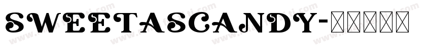 SWEETASCANDY字体转换