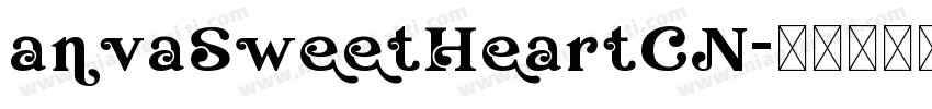 anvaSweetHeartCN字体转换