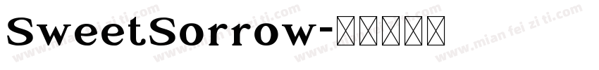 SweetSorrow字体转换