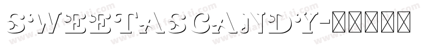 SWEETASCANDY字体转换