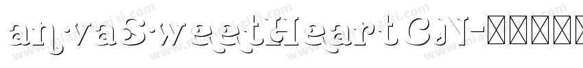 anvaSweetHeartCN字体转换