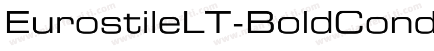 EurostileLT-BoldCond字体转换