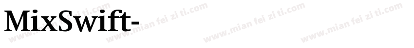 MixSwift字体转换