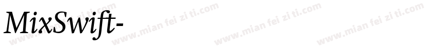 MixSwift字体转换