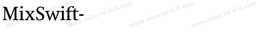 MixSwift字体转换