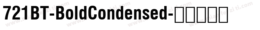721BT-BoldCondensed字体转换