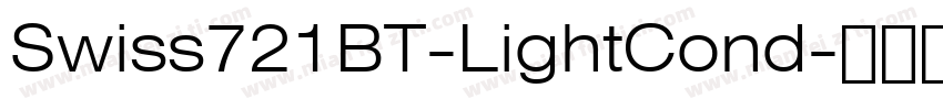 Swiss721BT-LightCond字体转换
