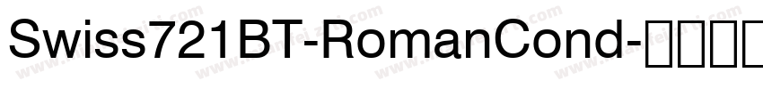 Swiss721BT-RomanCond字体转换