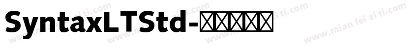 SyntaxLTStd字体转换