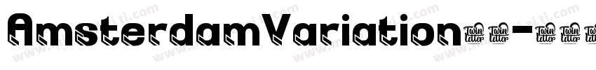 AmsterdamVariation字体字体转换