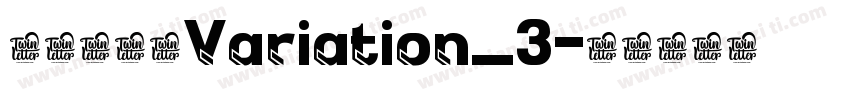 阿姆斯特丹Variation_3字体转换