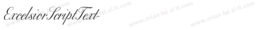 ExcelsiorScriptText字体转换