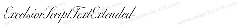 ExcelsiorScriptTextExtended字体转换