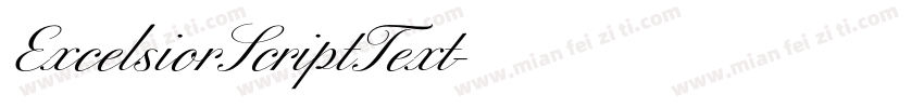 ExcelsiorScriptText字体转换