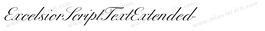 ExcelsiorScriptTextExtended字体转换
