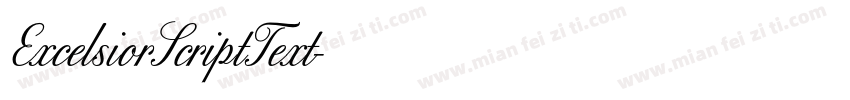 ExcelsiorScriptText字体转换