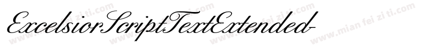 ExcelsiorScriptTextExtended字体转换