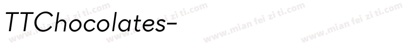 TTChocolates字体转换
