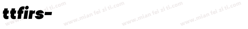 ttfirs字体转换