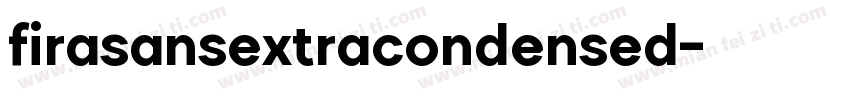firasansextracondensed字体转换