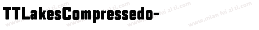 TTLakesCompressedo字体转换