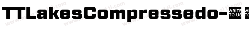 TTLakesCompressedo字体转换