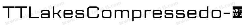 TTLakesCompressedo字体转换