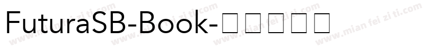 FuturaSB-Book字体转换