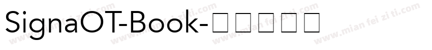 SignaOT-Book字体转换