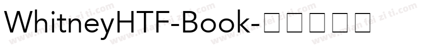 WhitneyHTF-Book字体转换