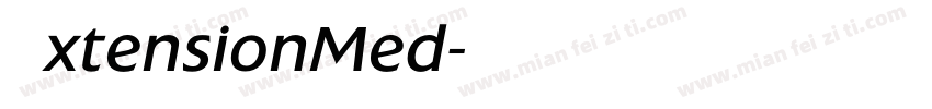 ExtensionMed字体转换