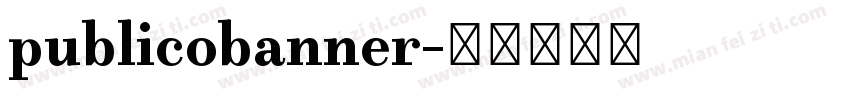 publicobanner字体转换
