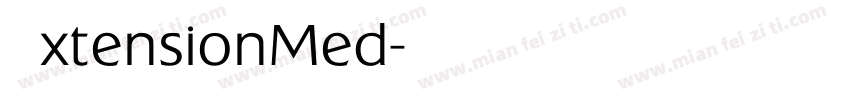 ExtensionMed字体转换