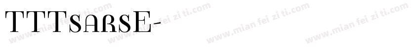 TTTsarsE字体转换