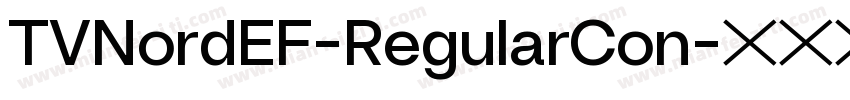 TVNordEF-RegularCon字体转换
