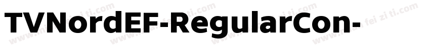 TVNordEF-RegularCon字体转换