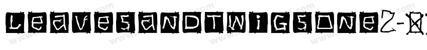 LeavesandTwigsOne2字体转换