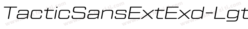 TacticSansExtExd-Lgt字体转换