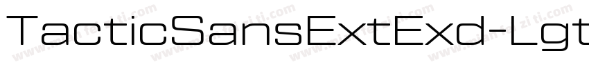 TacticSansExtExd-Lgt字体转换
