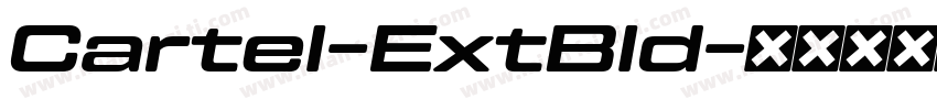 Cartel-ExtBld字体转换
