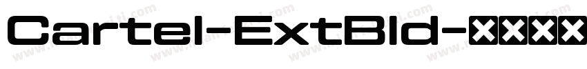 Cartel-ExtBld字体转换