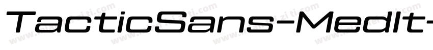 TacticSans-MedIt字体转换