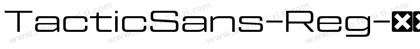 TacticSans-Reg字体转换