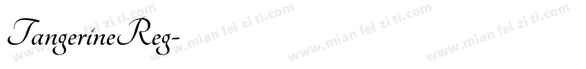 TangerineReg字体转换