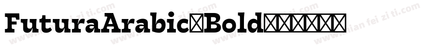FuturaArabic-Bold字体转换