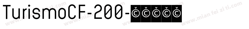TurismoCF-200字体转换